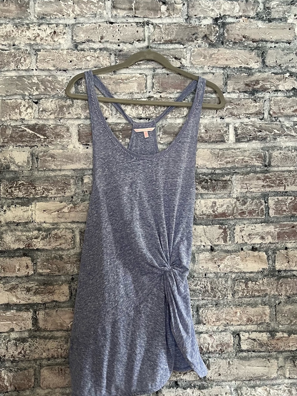 Victoria Secret Knot-Front Racerback Sundress/Swim cover in Heather Lavender